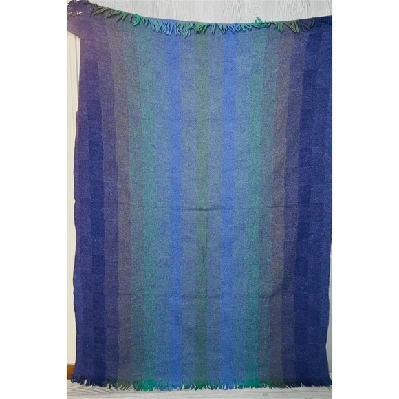 Avoca Handweavers Pure Wool Throw Blanket rouglt 73”x 50” handcrafted Ireland - Picture 2 of 9